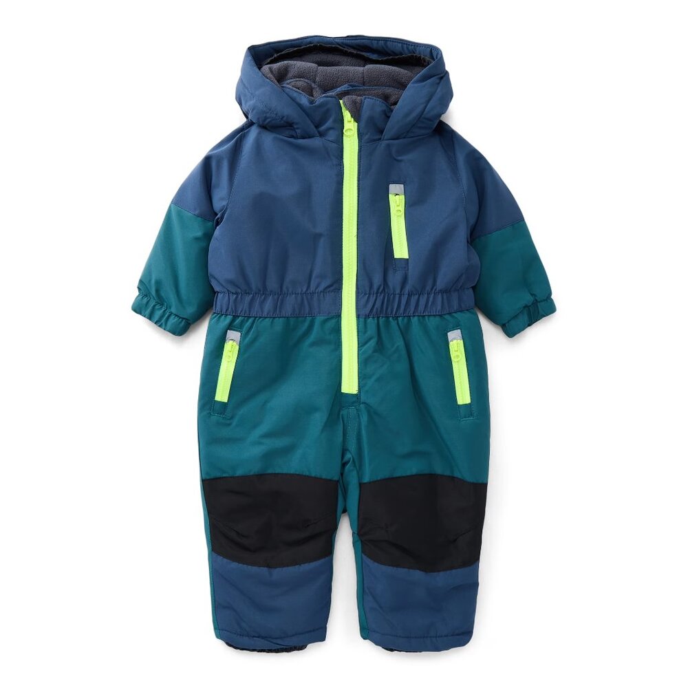 NEW Iceburg Baby Boys Midweight Coverall Insulated One-Piece Suit Marine